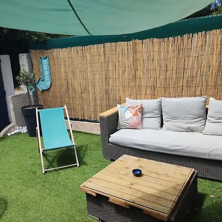 Bord De Mer : Studio Avec Salon D'Ete A Sausset Extérieur photo